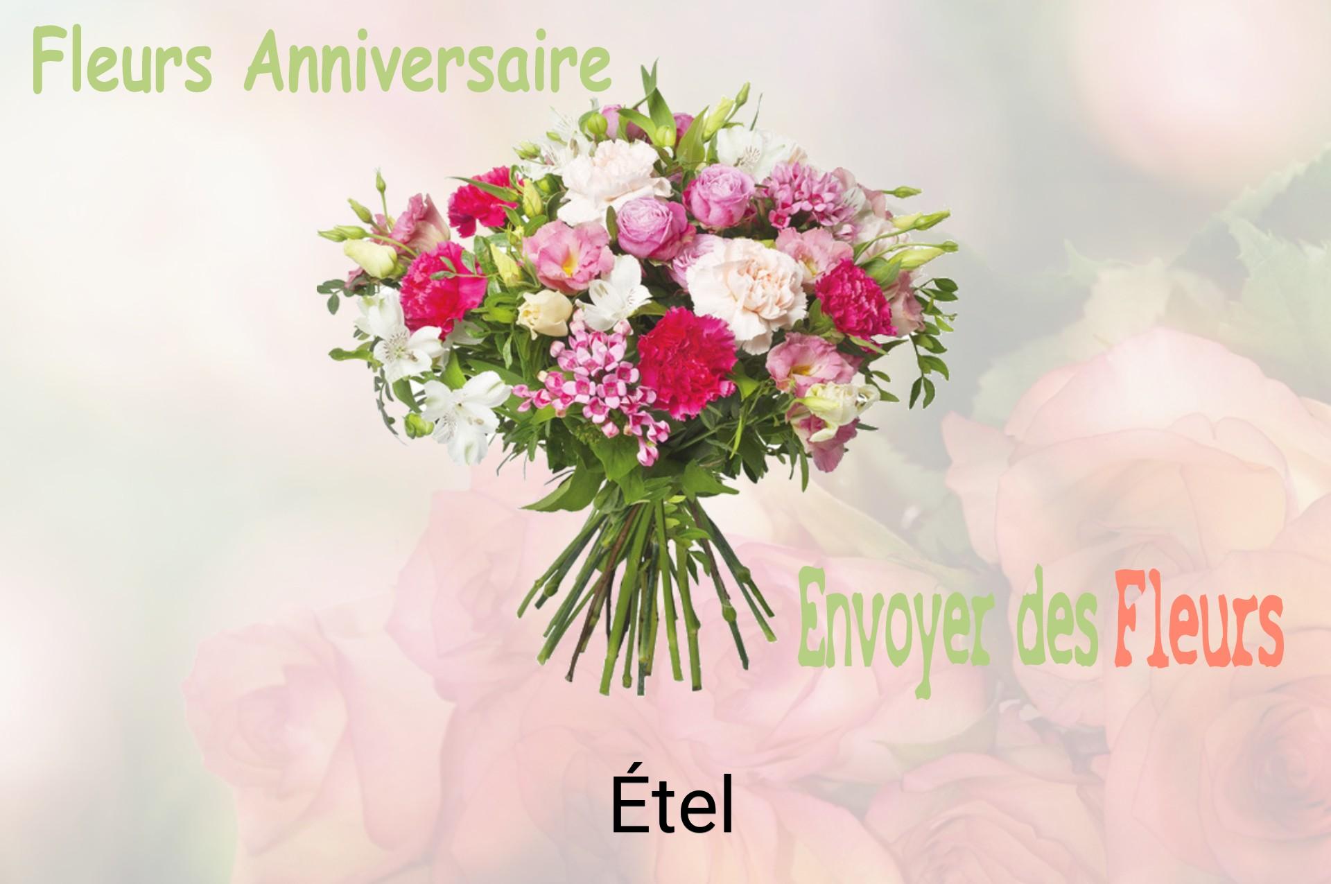 Bouquet de fleurs d’anniversaire livré à Étel